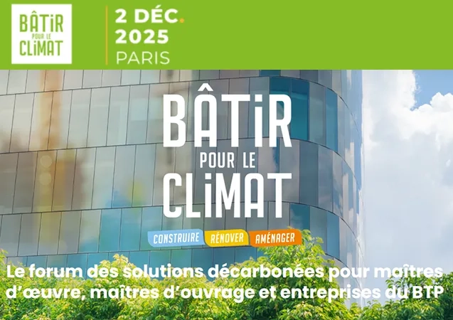 Affiche Batir pour le Climat 02/12/2025 paris