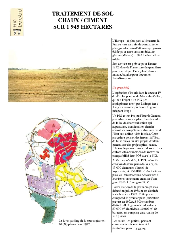 Traitement de sol chaux/ciment sur 1945 hectares