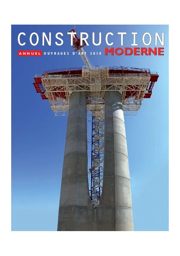 Construction Moderne Ouvrages d'art 2010