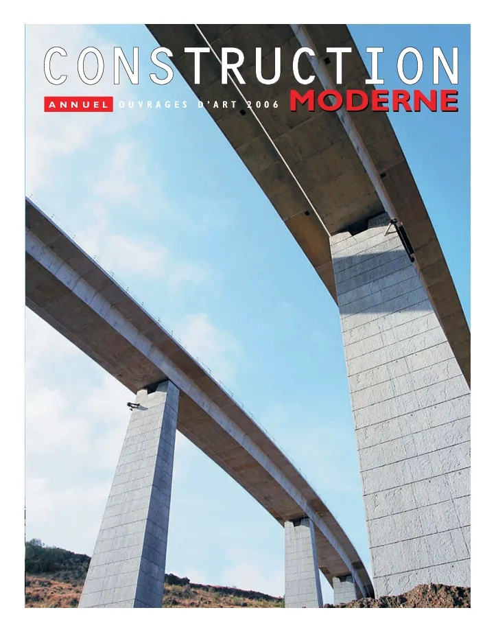 Construction moderne Ouvrages d'art 2006