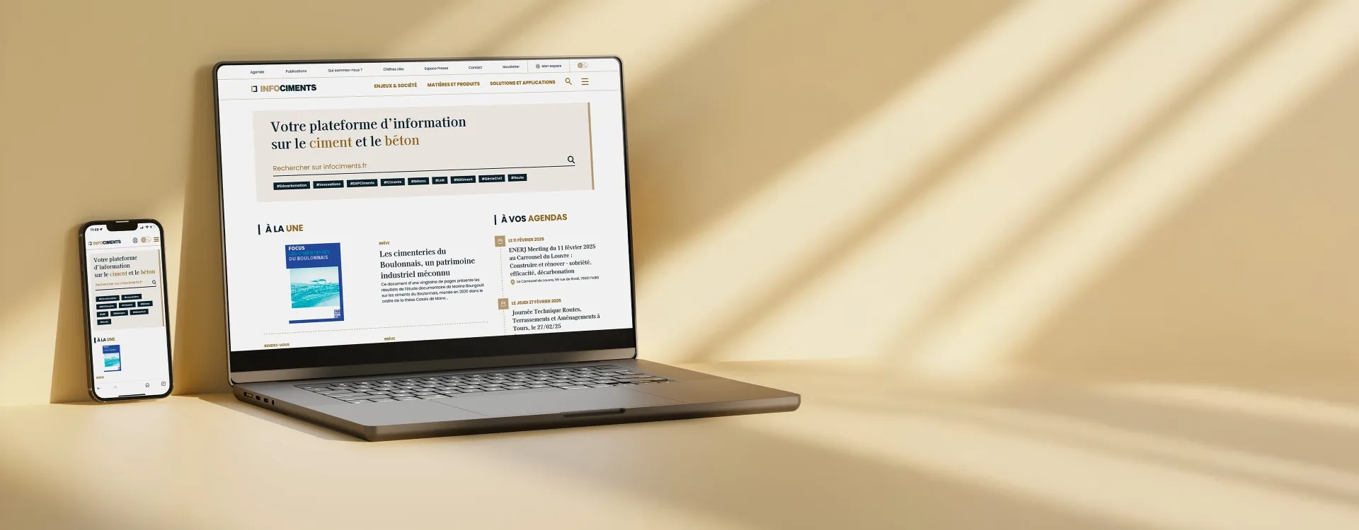 Modernisé et optimisé, découvrez la nouvelle version d’Infociments.fr !