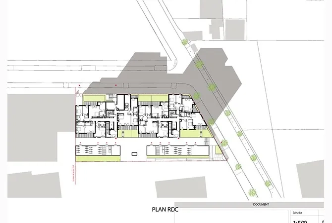 Plan de rez-de-chaussée Plan de rez-de-chaussée