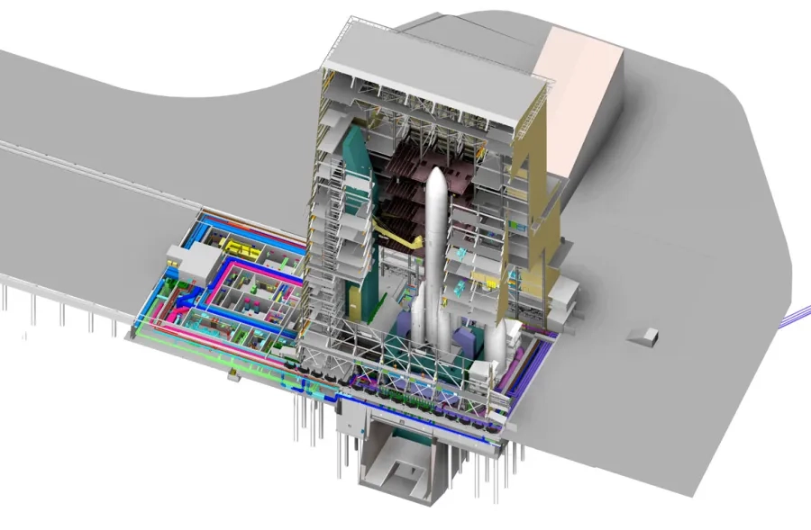 maquette bim de compilation voir la description dans l’encadré sur le bim. © Cnes/eiffage maquette bim de compilation voir la description dans l’encadré sur le bim. © Cnes/eiffage