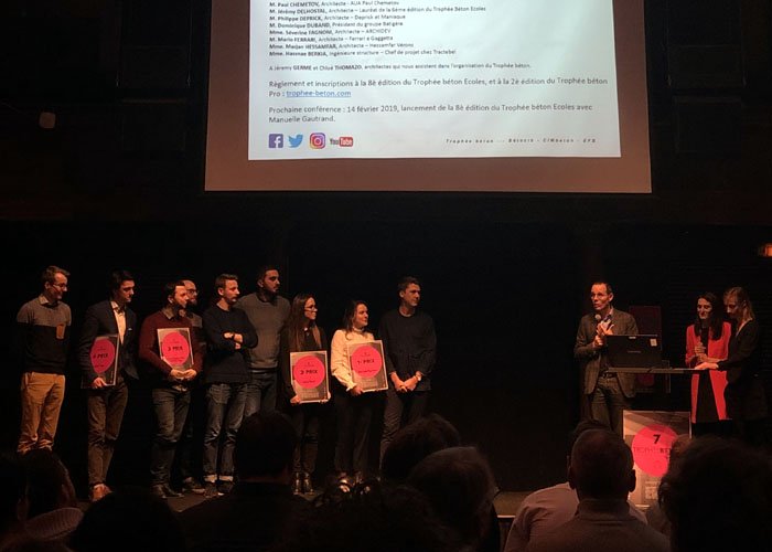 Palmares Trophée béton Ecole 2018/2019