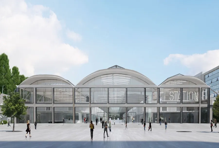La halle sera « connectée » à la ville par une requalification de ses abords. La halle sera « connectée » à la ville par une requalification de ses abords.