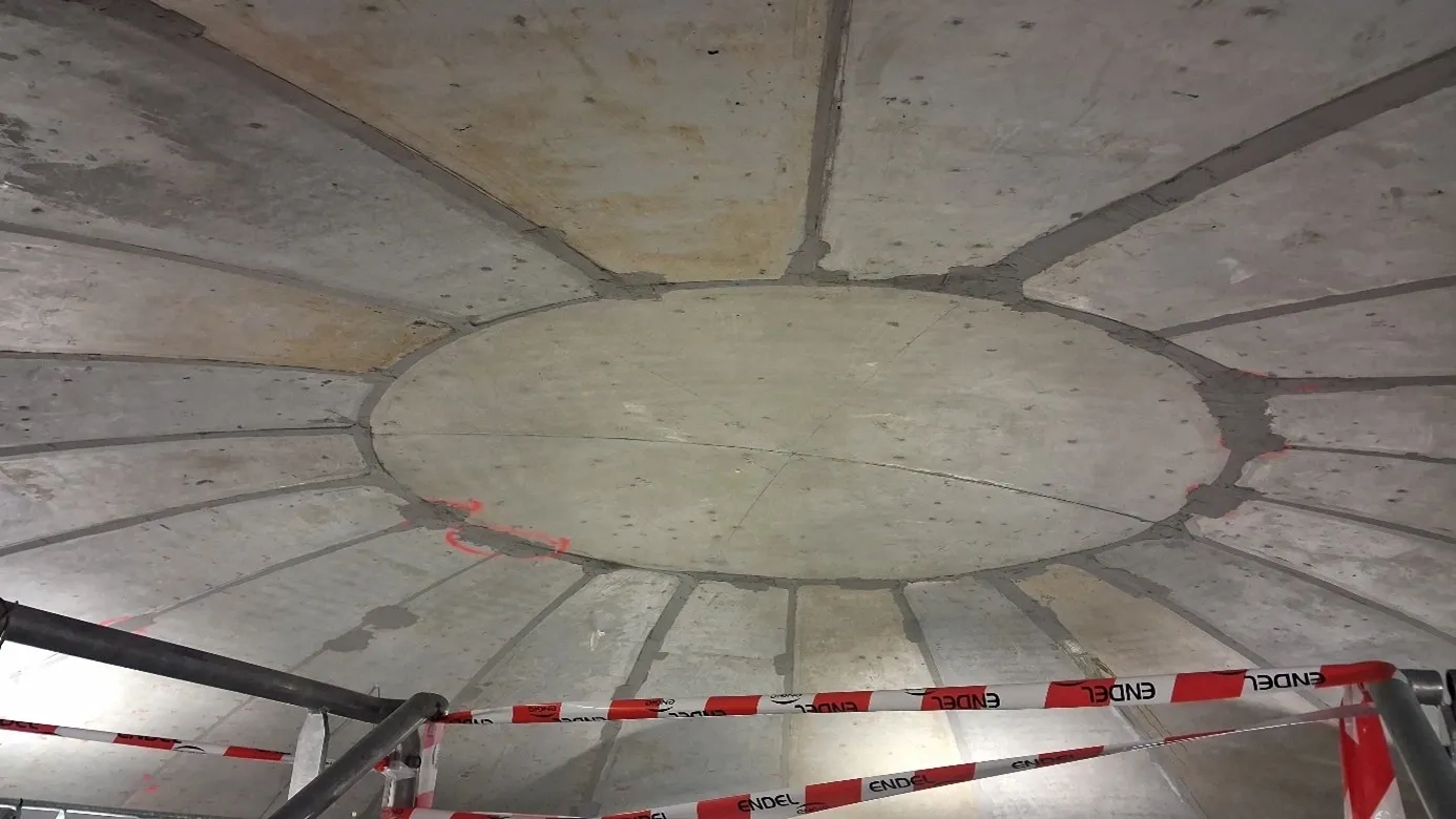 Dôme de pétales en béton préfabriqués - DR, Benjamin Daubilly Photogr.