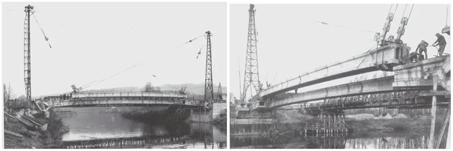Figure 6 : Pont de Luzancy en construction.