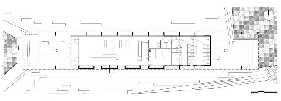 Plan du rez-de-chaussée.
