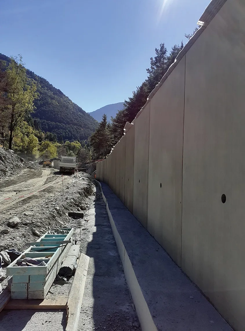 Mur Chapsol pour la brèche n° 72.