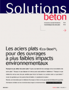 Solution béton OA 2014-4 - Les acier plats pour des ouvrages à plus faibles impacts environnementaux