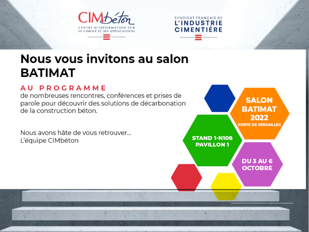 Image de l'invitation à Bâtimat 2022