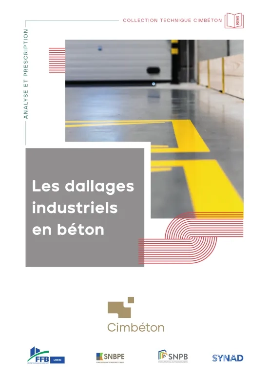 Couverture du Guide Cimbéton des dallages industriels en béton