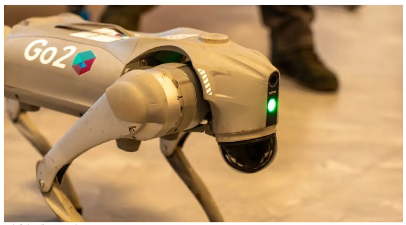 Robot autonome, pour de la maintenance industrielle e cimenterie