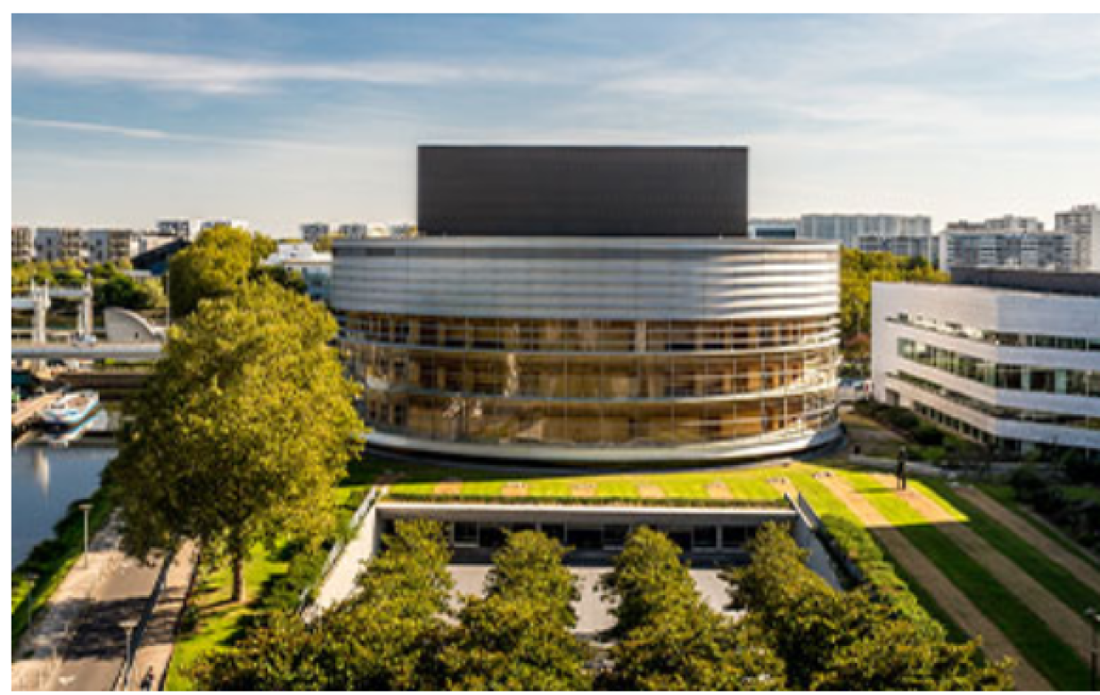 Vue de la Cité des Congrès de Nantes, 2023