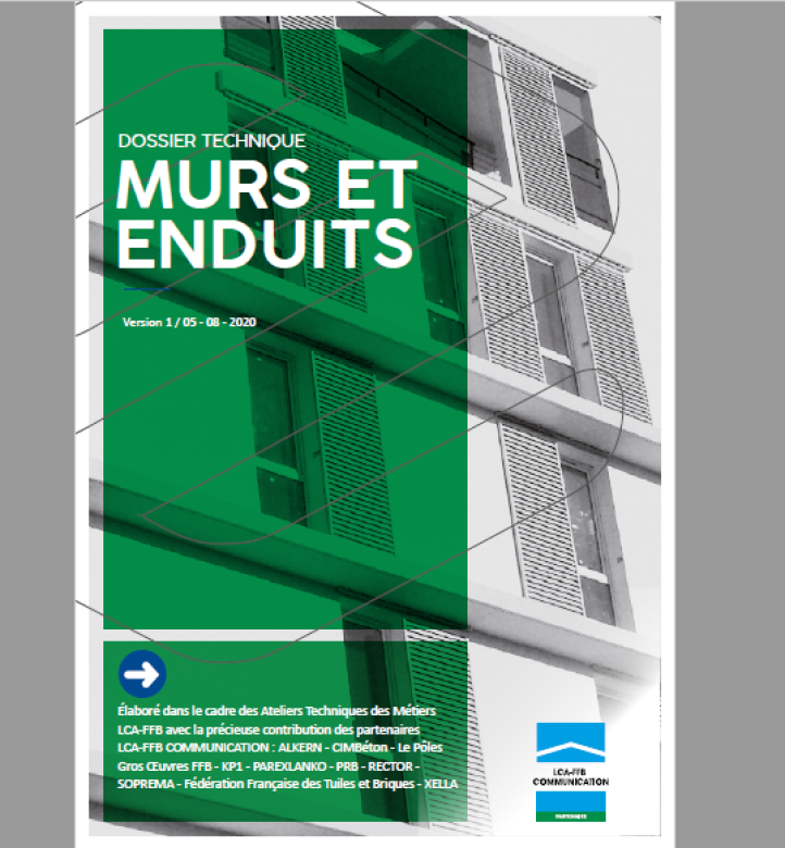 Couv "Murs et enduits" FFB 2020