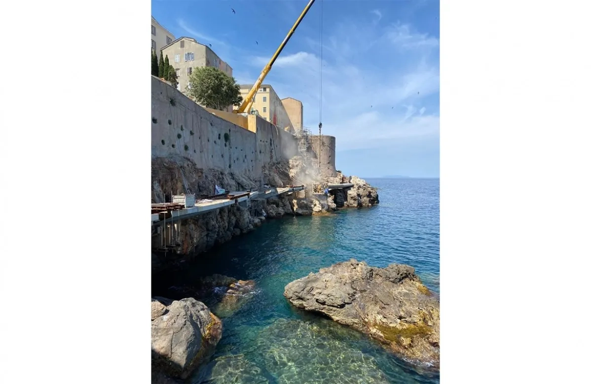 Photo de la promenade Aldilonda à Bastia publiée dans l'article de Construction moderne